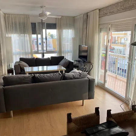 Terrasol Arenas Apartamento 2 Linea De Playa Vista Al Mar Torre Del Mar Esterno foto